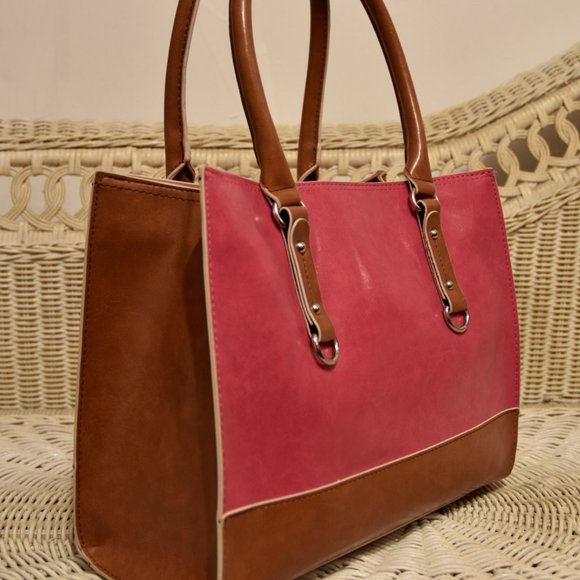 Mondani Pink/Cognac Purse - Picture 3 of 5